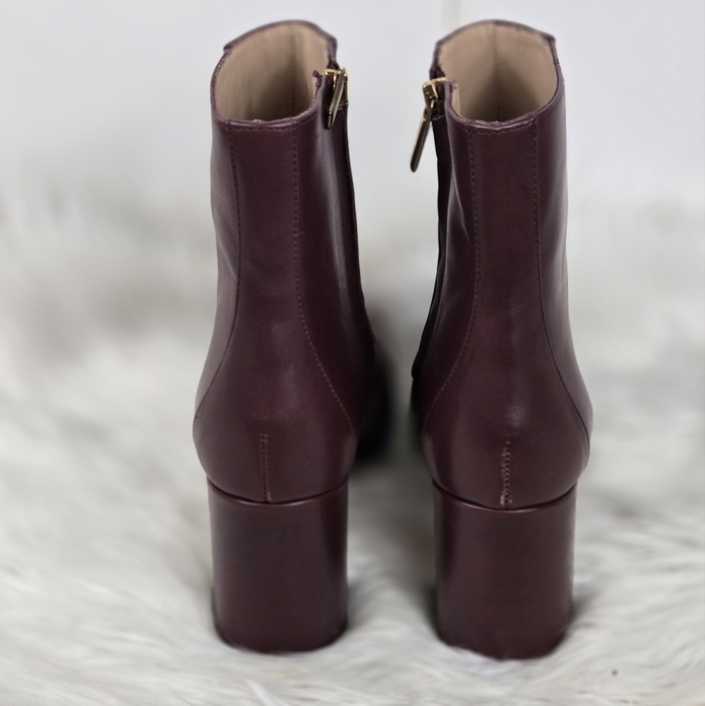 J. Crew Brown Ankle Boots with Chunky Heel - Picture 5 of 8